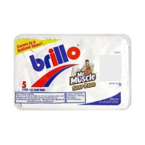 Brillo Mr Muscle Multi-Use Soap Pads 5 Pack