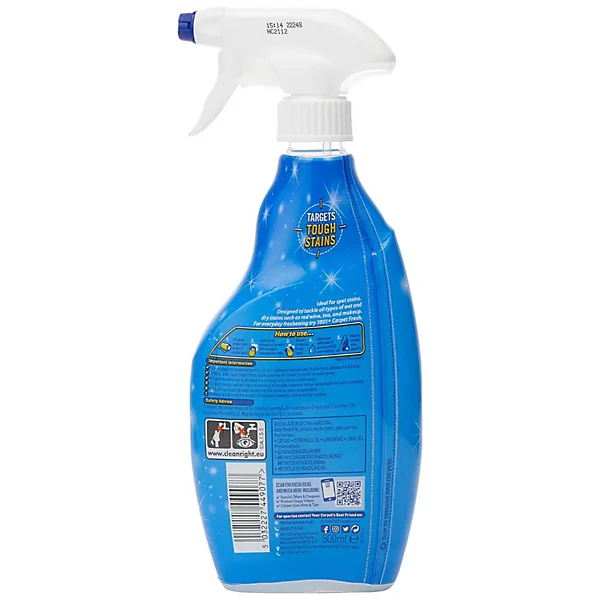 1001 Pet Carpet Stain Remover Trigger Spray 500ml