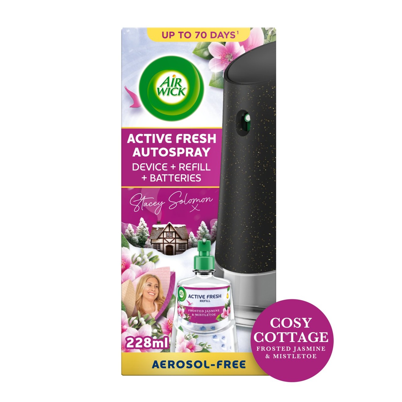 Airwick Stacey Solomon Cosy Cottage Active Fresh Mist Machine 