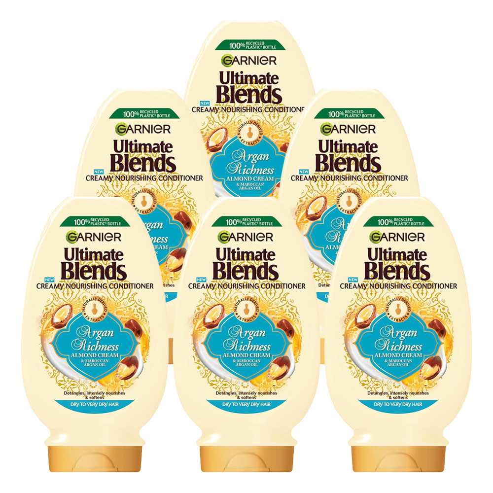 Garnier Ultimate Blends Argan Richness Nourishing Conditioner 6 x 400 ml