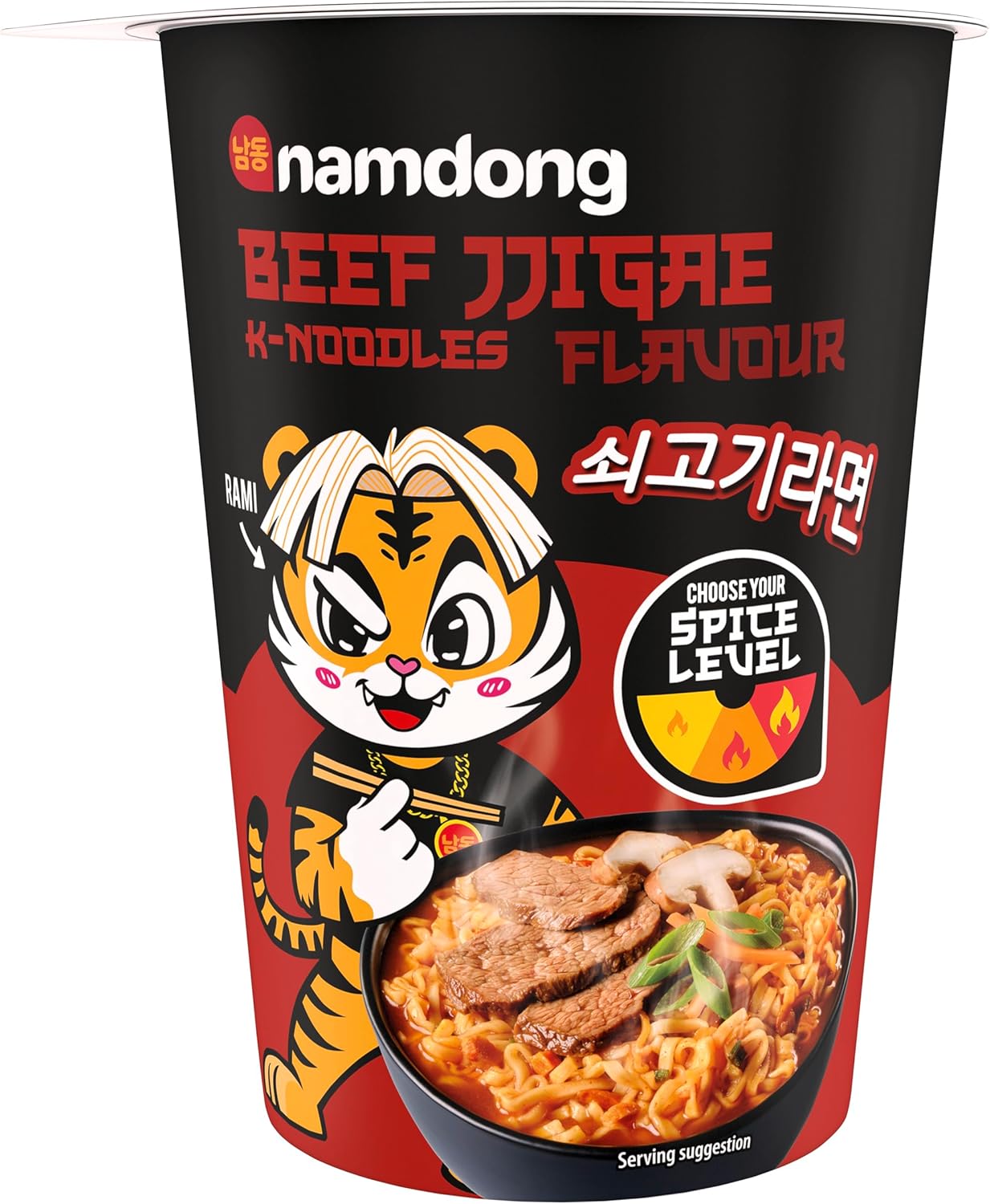 Namdong Beef Jjigae Pot Korean-style Instant Noodles 8x 83g