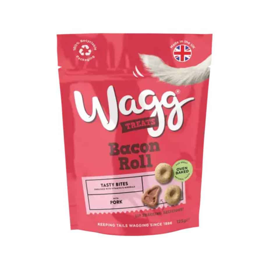 Wagg Bacon Roll Dog Treats 