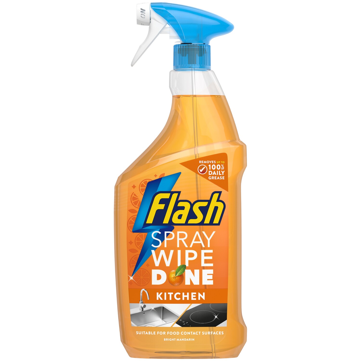 Flash Spray Wipe Done Mandarin 800ml