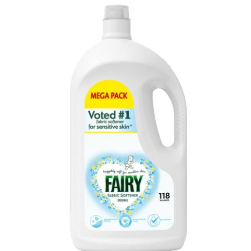 Fairy Original Fabric Softener 118 Washes 3.894L