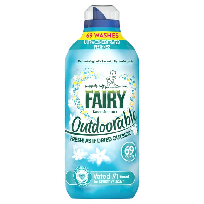 Fairy Outdoorable Fabric Conditioner (8 x 69 Wash, 552 Washes)