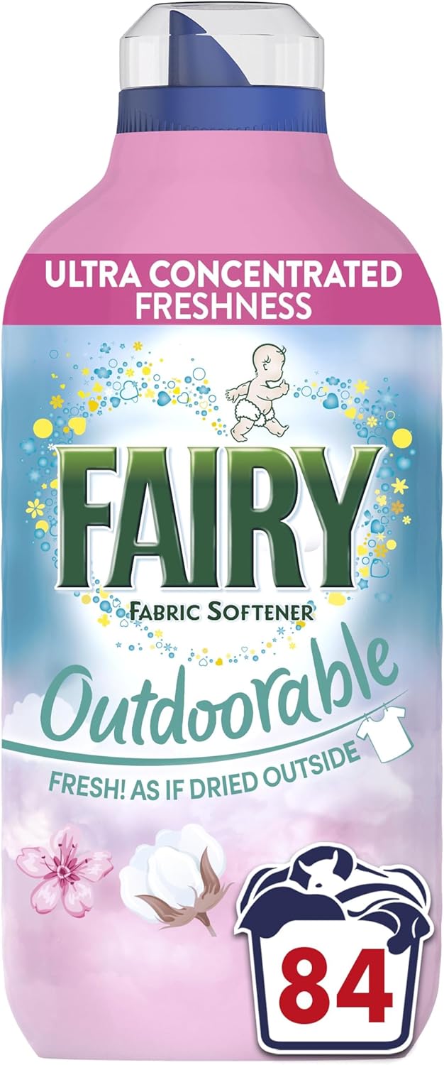 Fairy Outdoorable Fabric Conditioner, Cherry Blossom and Nordic Cotton, 84 Washes