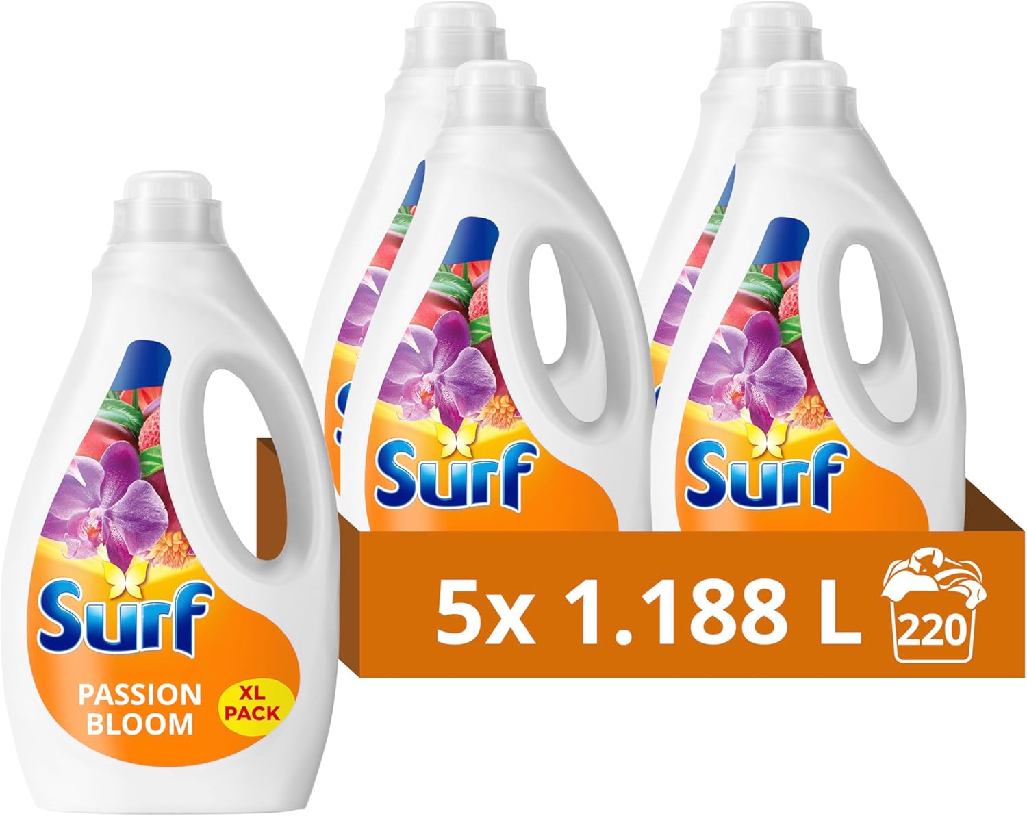 Surf Passion Bloom Laundry Detergent 44 Washes x6