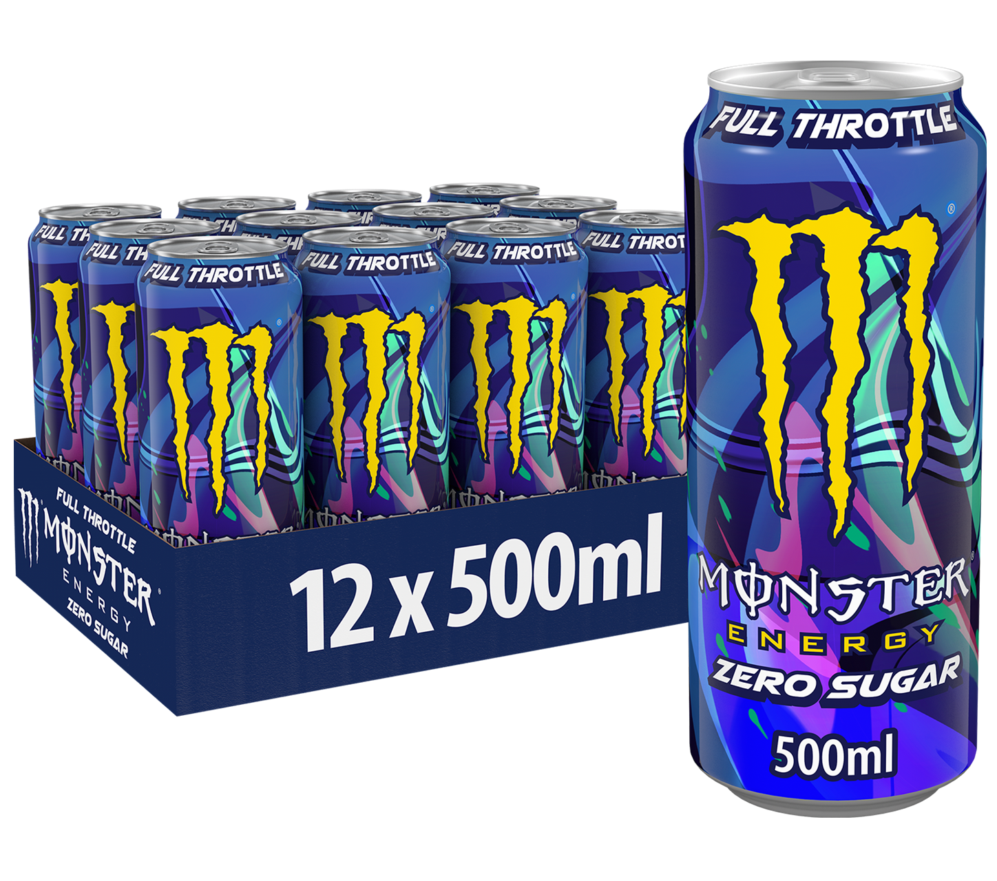 Monster Energy Full Throttle Zero Sugar Drink 12 Pack