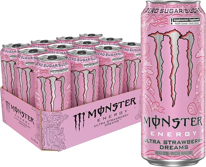 Monster Energy Strawberry Dreams Energy Drink 12 Pack