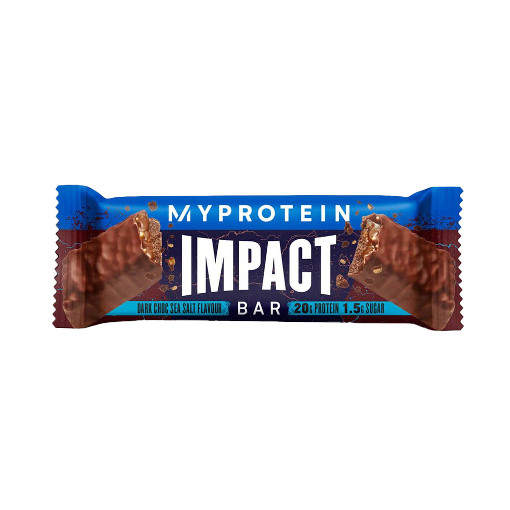 My Protein Impact Bar Dark Choc & Sea Salt 6x64g 