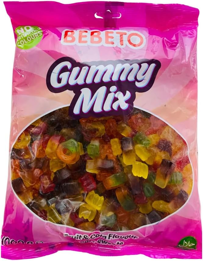 Bebeto Gummy Mix Pick & Mix Sweets – 1kg Bag