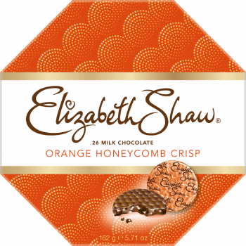 Elizabeth Shaw Milk Chocolate Orange Honeycomb Crisp 162g