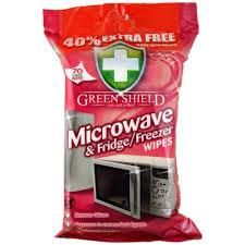 Green Shield Microwave & Fridge/Freezer Wipes 70 Large Wipes