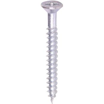Value Packs 10 x 3 Pozi Countersunk Hardened Twinthread Wood Screws Zinc Plated Appx. 10 - Code 0164
