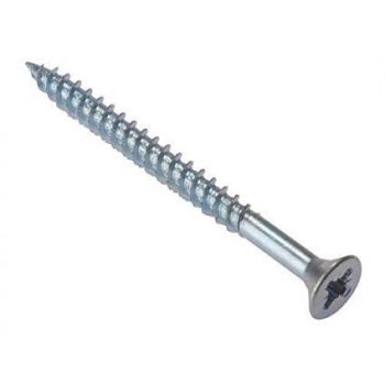 Value Packs 10 x 4 Pozi Countersunk Hardened Twinthread Wood Screws Zinc Plated Appx. 7 - Code 0171