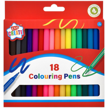 Kids Create Colouring Pens 18 Pack