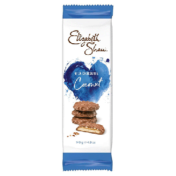 Elizabeth Shaw Milk Chocolate Crisp Biscuit - Coconut - 140g