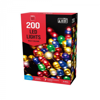 Led Lights 200 Multi Colour 9.95m