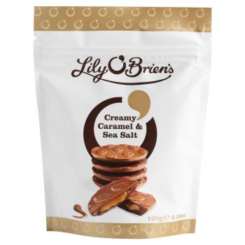 Lily O'Brien's Creamy Caramel & Sea Salt 100g