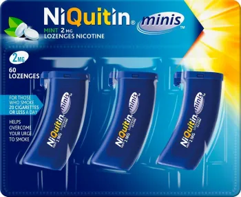 Niquitin Minis Mint 2mg Lozenges - 60 Lozenges