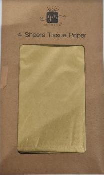 Gifmaker Metallic Gold Tissue Paper -  4 Sheets