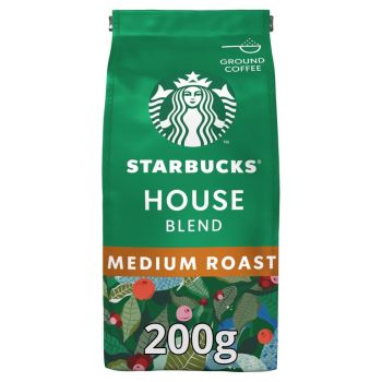 STARBUCKS House Blend, Medium Roast, Ground Coffee 200g