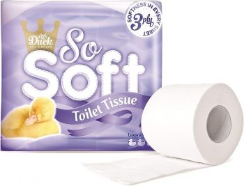 Little Duck So Soft 3Ply Toilet Roll 4 Pack