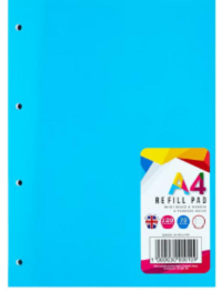 Design Group A4 Ruled Refill Pad - Blue
