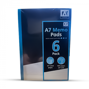 Anker Stationery A7 Memo Pads 6 Pack  