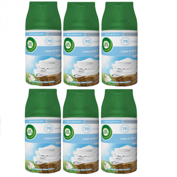 Air wick Freshmatic Linen In The Air Refill Tins 6 x 250ml