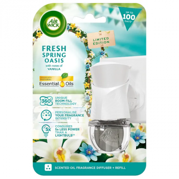 Air Wick Electrical Plug In Kit, Fresh Spring Oasis  - Holder & 1 Refill