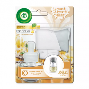 Air Wick Electrical Plug In Kit, White Vanilla Bean - Holder & 1 Refill