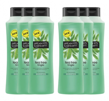 Alberto Balsam Tea Tree Tingle Shampoo (6x 350mls)