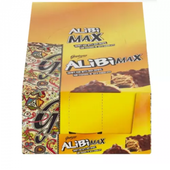 Alibi Max Crispy Bar With Rice Crisps And Caramel Full Case 32 x 49g