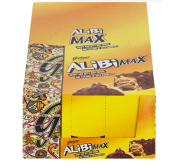 Alibi Max Crispy Bar With Rice Crisps And Caramel In Milk Chocolate - 32 x 49g