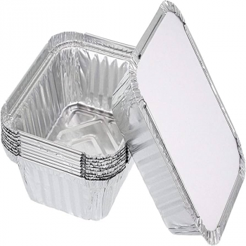 Kitchen Smart Aluminium Containers & Lids - 8 Pack