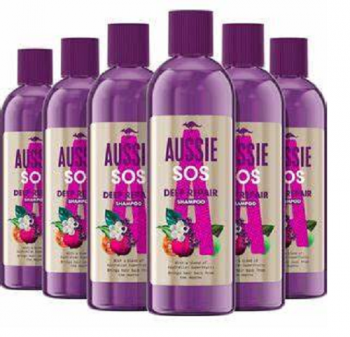 Aussie Shampoo SOS Deep Hair Repair - 6 x 490ml