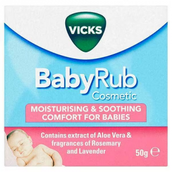 Vicks BabyRub - Moisturising and Soothing Comfort - 50g