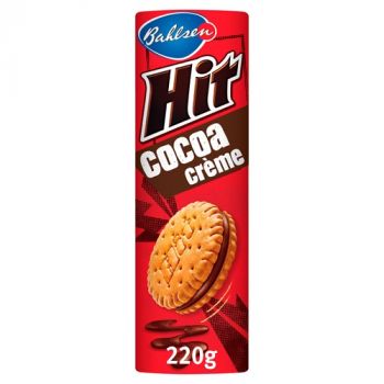 Bahlsen Hit Cocoa Creme Sandwich Chocolate Biscuits 220g