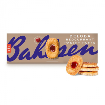 Bahlsen Deloba Red Currant Cherry Puff Pastries Biscuits 100g