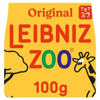 Bahlsen Leibniz Zoo Butter Milk Mini Kids Biscuits 100g