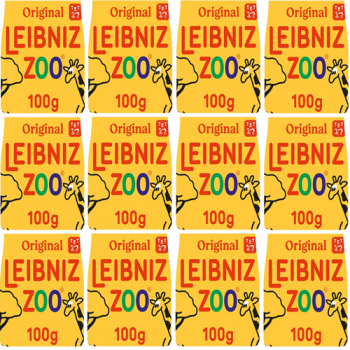 Bahlsen Leibniz Zoo Butter Milk Mini Kids Biscuits (12x 100g)