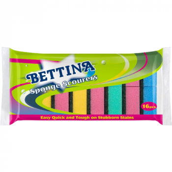 Bettina - 16 Pack Sponge Scourers