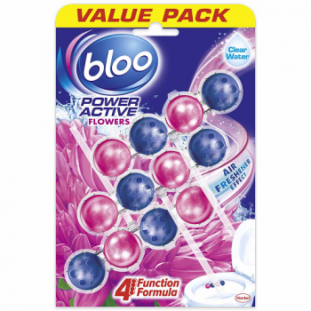 Bloo Power Active Trio Flower Rim Block 3 x 50g