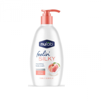 Nu Lab Silky Body Wash Peach & White Tea 750ml