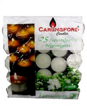 Carlingford Candles Superb Quality Nightlights Jasmine 20 Pack