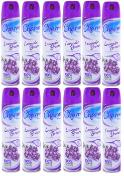 Charm Lavender Breeze Air Freshener Spray (12 x 240ml)