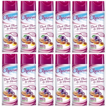 Charm Dark Plum & Honey Air Freshener Spray (12 x 240ml)