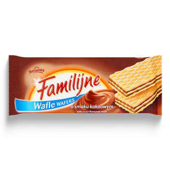 Jutrzenka Familijne Cocoa Wafer Biscuit Snack Bar - 180g