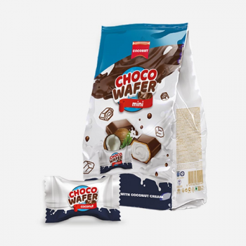 Choco Wafer Mini Coconut Cream Biscuits 120g